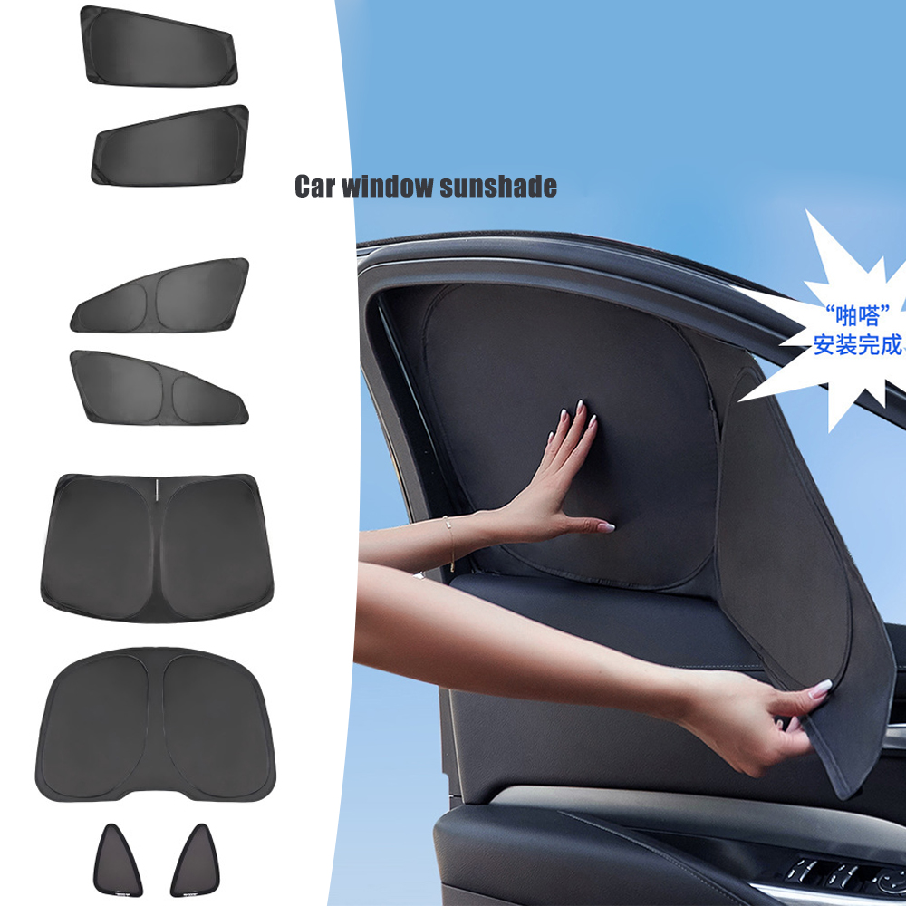 Tech Car Accessories - Heat Insulating Privacy Full Blackout Window
