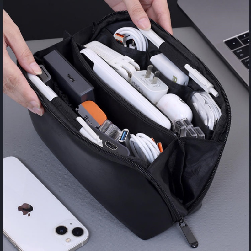 PU Tech Organizer Pouch Travel - огляд і ціна Tech Accessories Storage