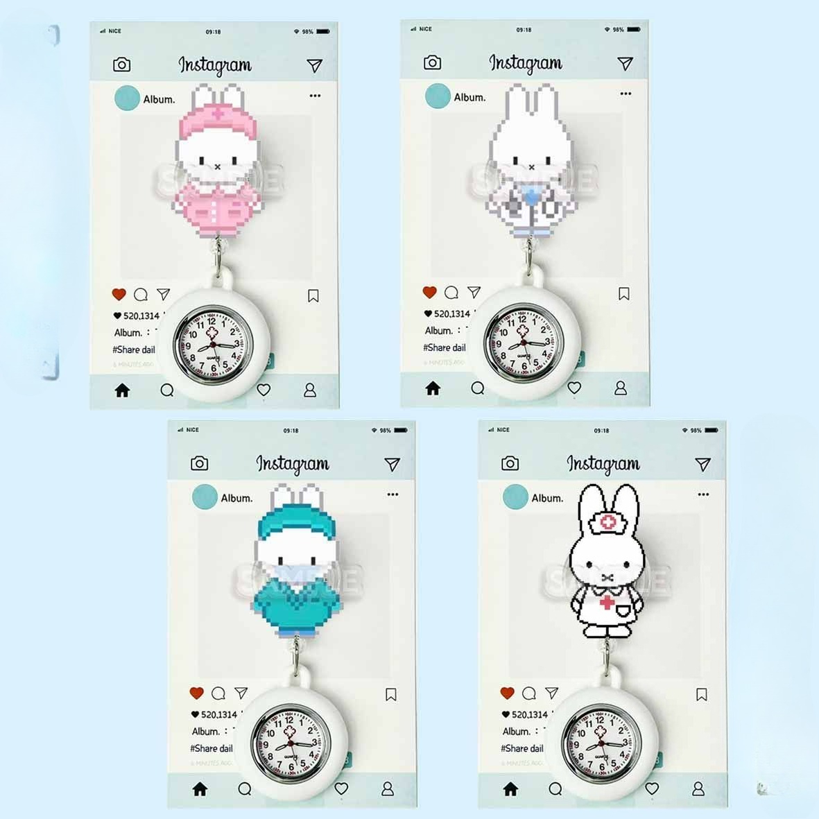 Miffy Bunny Retractable Nurse  - огляд і ціна Kawaii Tech Accessories
