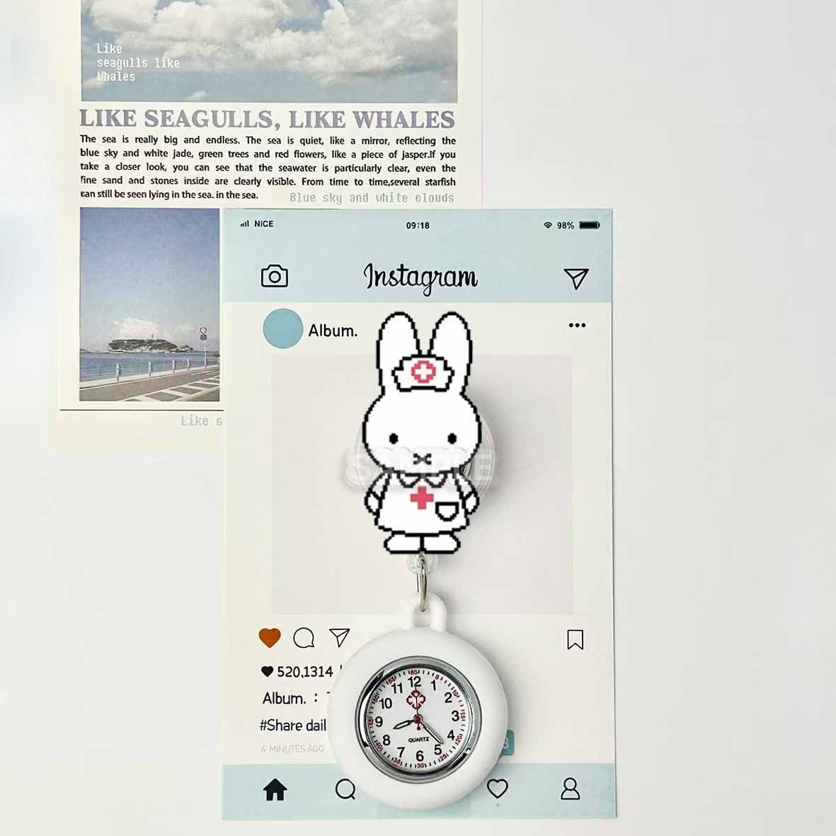 Miffy Bunny Retractable Nurse  - огляд і ціна Kawaii Tech Accessories
