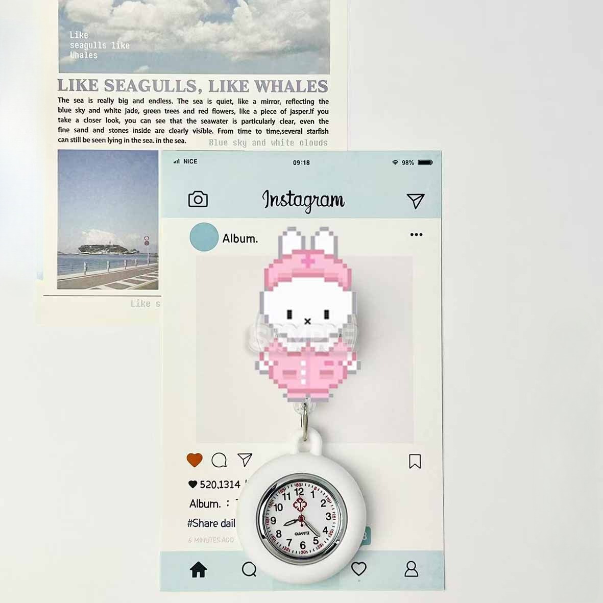 Miffy Bunny Retractable Nurse  - огляд і ціна Kawaii Tech Accessories