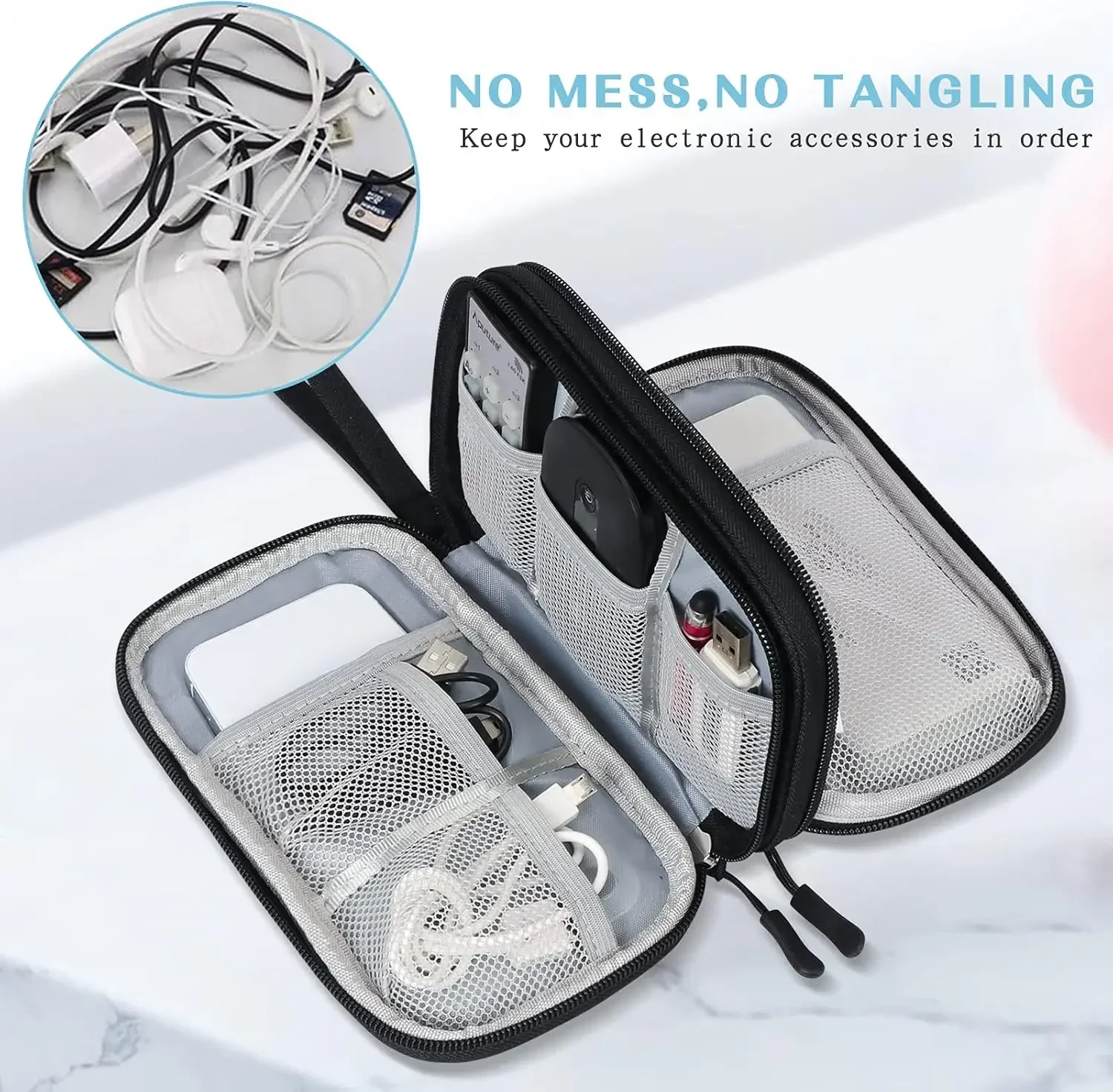 Travel Cable Bag Portable Digi - огляд і ціна Tech Accessories Case